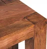 Lavice do jídelny z masivního dřeva Sheesham 140 x 45 x 35 Náhled obrázku produktu 3