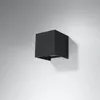 Applique LUCA noir LED IP54 1xLED 7W aluminium 10x10x10cm Voir les images du produit 13
