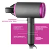A close-up of a hairdryer with labels pointing to its features. Produktbild-Vorschau