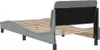 vidaXL Bettgestell "Dover" Hellgrau 80x200 cm Stoff Produktbild-Vorschau 6
