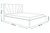 Polsterbett 180x200 Aris - Bettkasten, Samtstoff - Produktbild-Vorschau 4