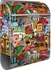 banjado Design Briefkasten Stahl silber mit Zeitungsfach Produktbild-Vorschau 8