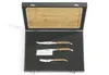 HAWS Laguiole Set di 3 coltelli da formaggio con tagliere Anteprima dell’immagine prodotto 4