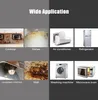 A collage of images showing various applications of a cleaning product, with text labels for each application. Podgląd zdjęcia produktu