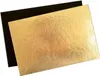 5 Tortenteller in Gold und Schwarz, 20 x 30 cm. Produktbild-Vorschau 2