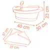 BN Vasca da bagno per bambole con accessori, elettronica Anteprima dell’immagine prodotto 6