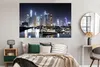 MuchoWow® Poster Dubai Marina in Nacht gehüllt 180x120 cm - Produktbild-Vorschau 4