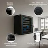 Extralink Armario Rack Mural 19" 9U 600x600 mm Negro Vista previa de la imagen del producto 4