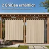 Outdoor Vorhang Extra Breite, Wasserdicht Blickdicht Produktbild-Vorschau 7