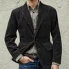 ASKSA Bunda manšestrová Pánská bunda Retro Blazer Náhled obrázku produktu 4