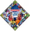 A diamond-shaped Monopoly board game with a soccer theme, featuring images of famous soccer players. Produktbild-Vorschau