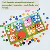 Zuordnungsspiel Farbenfrohe Kreise mit 77 Magneten, Produktbild-Vorschau 2