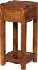 A product shot of a wooden side table against a white background. Náhled obrázku produktu