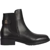 Tommy Hilfiger TH Leather Flat Boot FW0FW06749BDS Produktbild-Vorschau 1