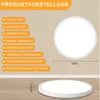 ZMH Deckenlampe LED Deckenleuchte Flach Schlafzimmerlampe Produktbild-Vorschau 2