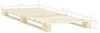 vidaXL Palettenbett Massivholz Kiefer 100×200 cm Produktbild-Vorschau 5