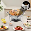 Hot Pot für Veranstaltungen,4PCS Fuel Holder mit Edelstahl Produktbild-Vorschau 6