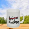 Lachen/Machen Glas Tasse Produktbild-Vorschau 3