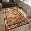 Vzorovaný kusový koberec 70x130 cm LUKEN - hnědý Náhled obrázku produktu 1