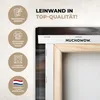 MuchoWow© Leinwandbilder 60x40 cm - Motiv: Home und Herz, Produktbild-Vorschau 3