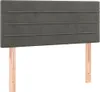 vidaXL Boxspringbett mit Matratze Dunkelgrau 100x200 cm Produktbild-Vorschau 5