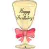 Folienballon - Happy Birthday Schnapsglas 91 cm, Grabo Produktbild-Vorschau 1