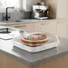 Čtvercová krabička na dorty a koláče s uchem – 36 x 36 x 10 Náhled obrázku produktu 3