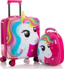 Super Tots - Zaino trolley a 4 ruote per bambini 2 pezzi 46 Anteprima dell’immagine prodotto 11