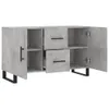 vidaXL Sideboard Betongrau 100x36x60 cm Holzwerkstoff Produktbild-Vorschau 5