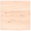 Wandregal 40x40x2 cm Massivholz Eiche Unbehandelt Produktbild-Vorschau 3