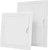 Two white plastic inspection doors are shown against a white background. Produktbild-Vorschau