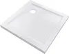 RECEVEUR DE DOUCHE A POSER EXTRA PLAT EN ACRYLIQUE BLANC Voir les images du produit 1