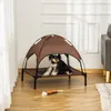 PawHut Haustierbett mit Baldachin Erhöhtes Hundebett Produktbild-Vorschau 2