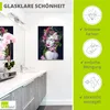 ARTland Glasbild Schöne Blumenkönigin Größe: 45x60 cm Produktbild-Vorschau 2