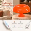 Große Pilzlampe Orange 32cm, LED Tischlampe dimmbar, 3 Produktbild-Vorschau 6