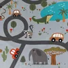 Tapis enfant Safari antidérapant gris Tapis de jeu Tapis de Voir les images du produit 3