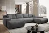 Moebelfest Credo Ecksofa U-Form, Cordstoff, Schlaffunktion, Produktbild-Vorschau 1