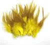 Piume di gallo, circa 10-15 cm, 50 pezzi, giallo Anteprima dell’immagine prodotto 5