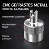 Metall‑Ventilkappe Schrader mit Ventileinsatz‑Ausdreher 25 Produktbild-Vorschau 2