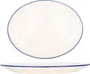 Bonna Serveerschaal - Linea Blue - Porselein - 31x24 cm Productafbeelding-voorbeeld 1