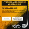 Extralink Balkonhouder voor satellietantenne 250 × 750 mm, Productafbeelding-voorbeeld 6