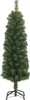 vidaXL Künstlicher Weihnachtsbaum Schlank mit Ständer Grün Produktbild-Vorschau 2
