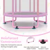 Trampolino per bambini COSTWAY, diametro 154 cm, con barra Anteprima dell’immagine prodotto 8