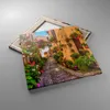Bild auf Leinwand - Leinwandbild - Path Blumen Haus Hof - Produktbild-Vorschau 2