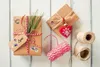 Deko Sticker Papier Blumen mehrfarbig 26 Aufkleber. Produktbild-Vorschau 4