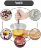 Handmixer, Halbautomatischer Schneebesen aus Edelstahl, Produktbild-Vorschau 6