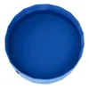 A top-down view of a blue, foldable dog pool. Náhled obrázku produktu