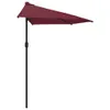 vidaXL Parasol balkonowy aluminiowy słup bordowy czerwony Podgląd zdjęcia produktu 4