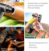 Collage of images showing a portable dust blower in different scenarios. Náhled obrázku produktu