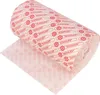 A roll of adhesive fleece with a repeating red pattern is shown against a white background. Part of the fleece is unrolled, revealing a textured surface. Anteprima dell’immagine prodotto
